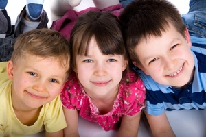 Kids three kids